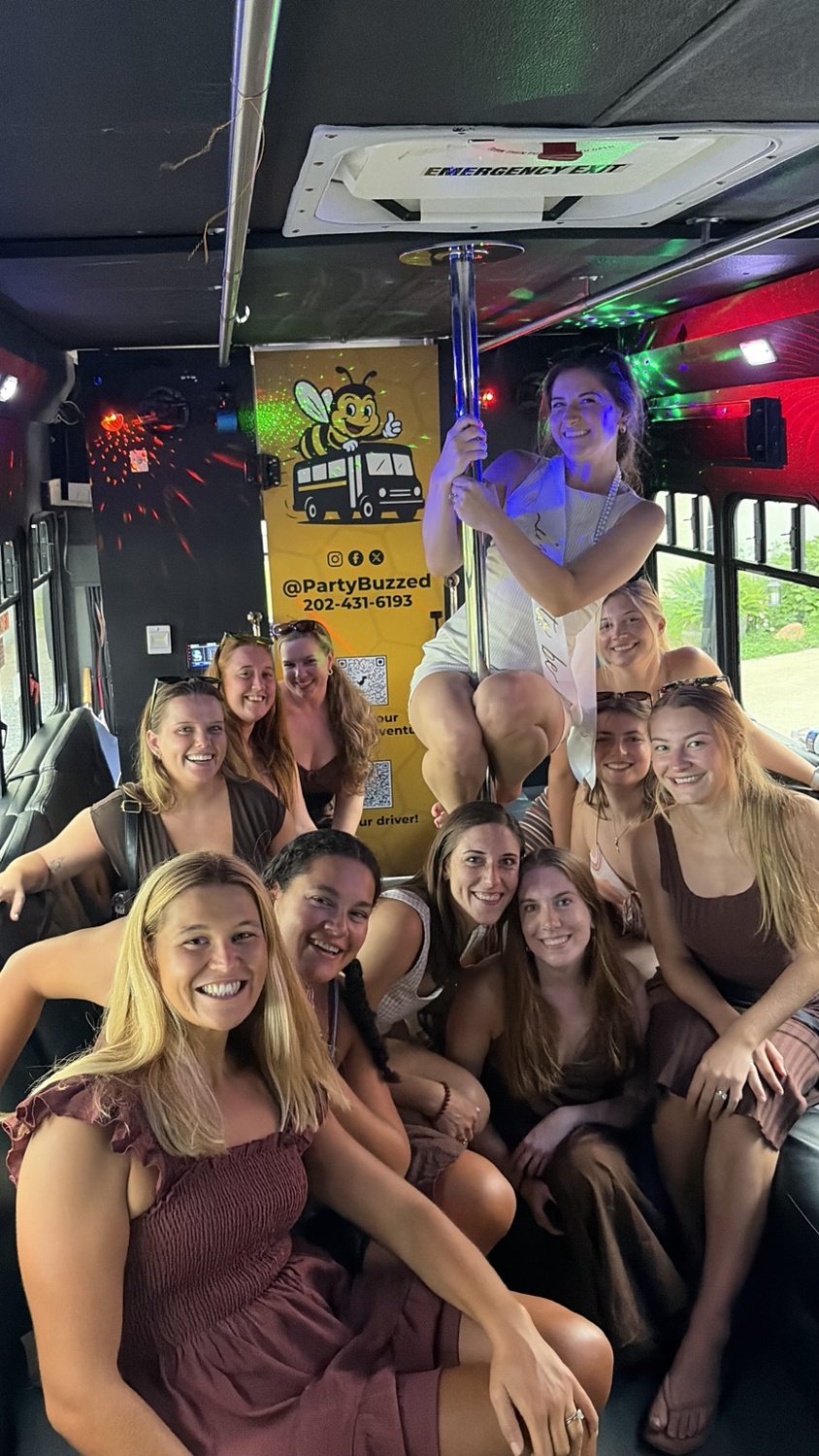 Real guests enjoying a Party Buzzed group celebration